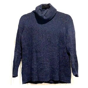 Joie wool and alpaca navy turtleneck
